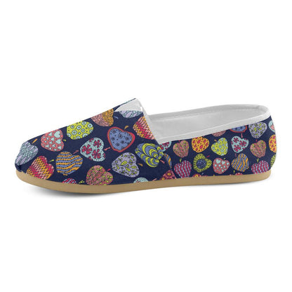 Apple Pattern Print Design AP05 Women Casual Shoes-JorJune.com