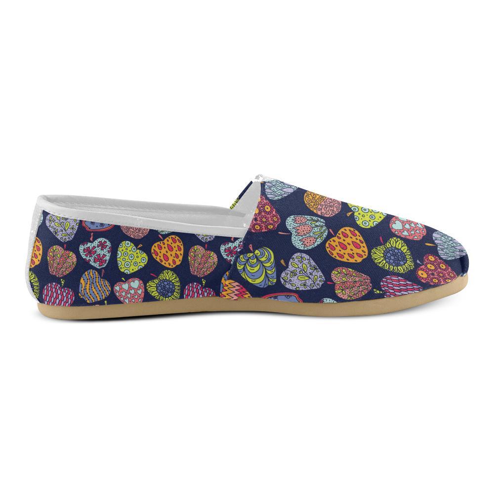 Apple Pattern Print Design AP05 Women Casual Shoes-JorJune.com