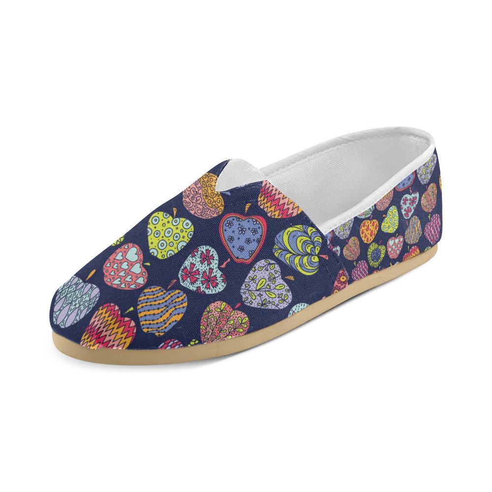 Apple Pattern Print Design AP05 Women Casual Shoes-JorJune.com