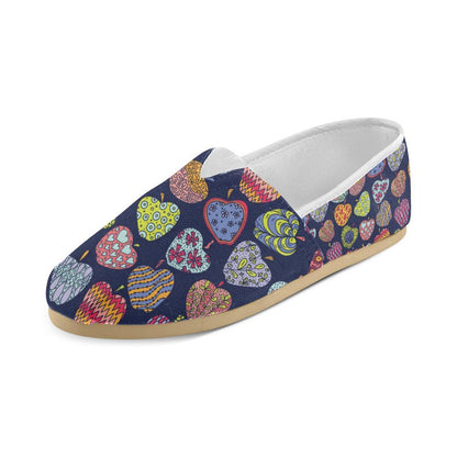 Apple Pattern Print Design AP05 Women Casual Shoes-JorJune.com