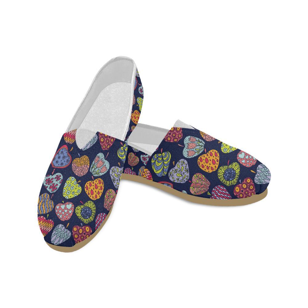 Apple Pattern Print Design AP05 Women Casual Shoes-JorJune.com