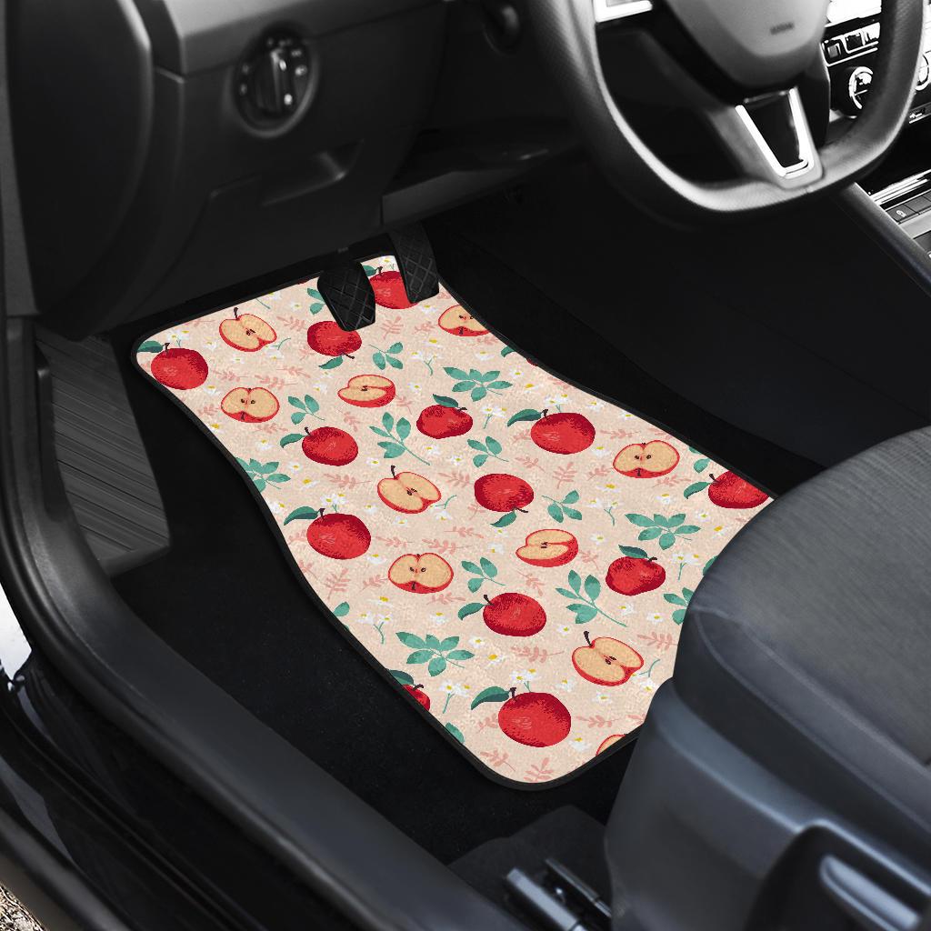 Apple Pattern Print Design AP06 Car Floor Mats-JorJune