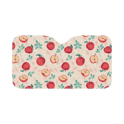 Apple Pattern Print Design AP06 Car Sun Shade-JorJune