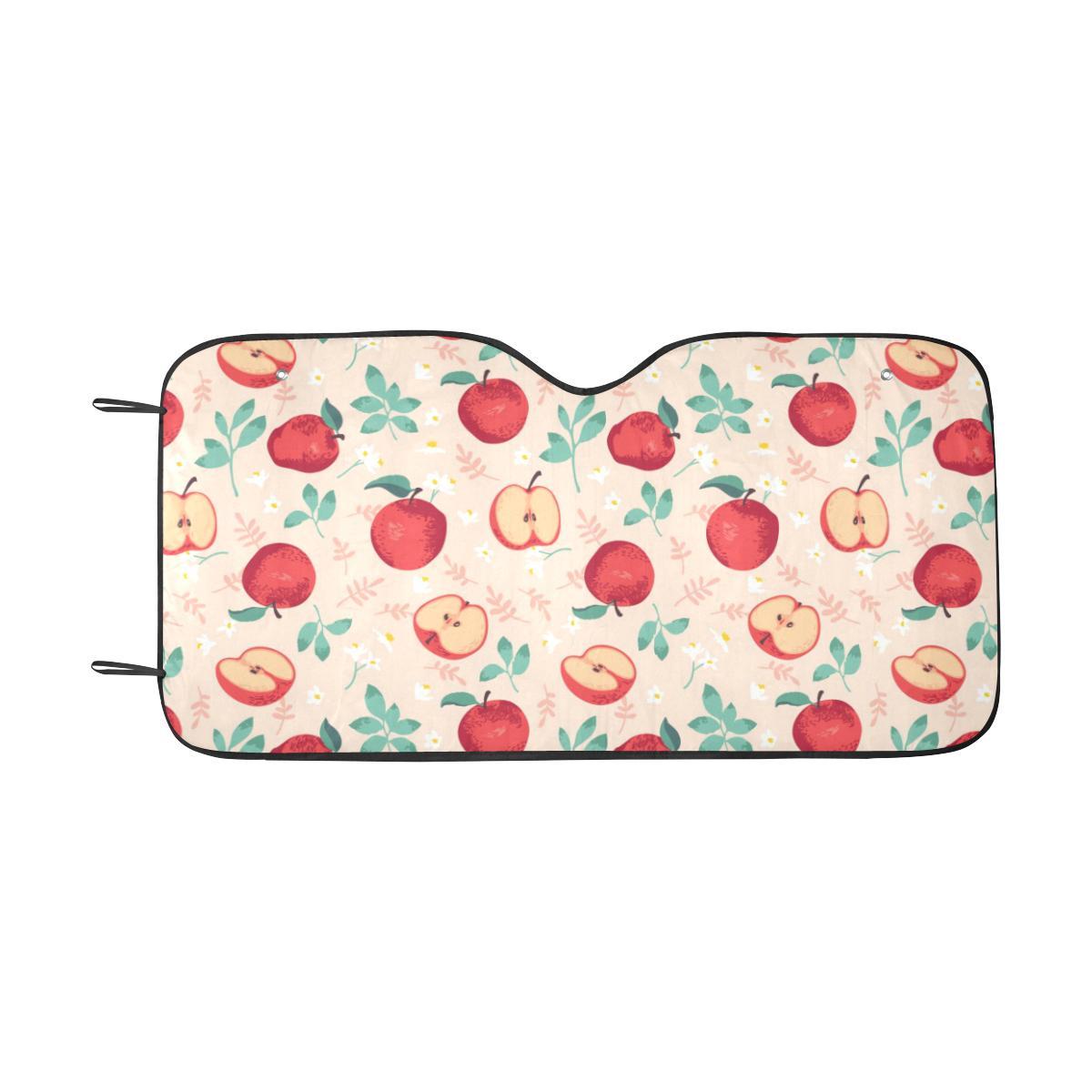 Apple Pattern Print Design AP06 Car Sun Shade-JorJune