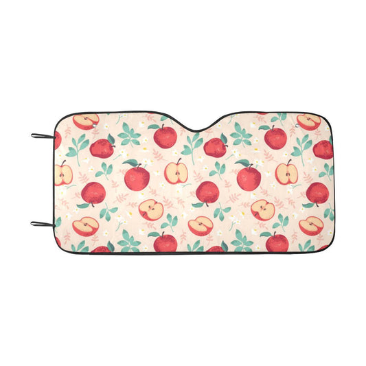 Apple Pattern Print Design AP06 Car Sun Shade-JorJune