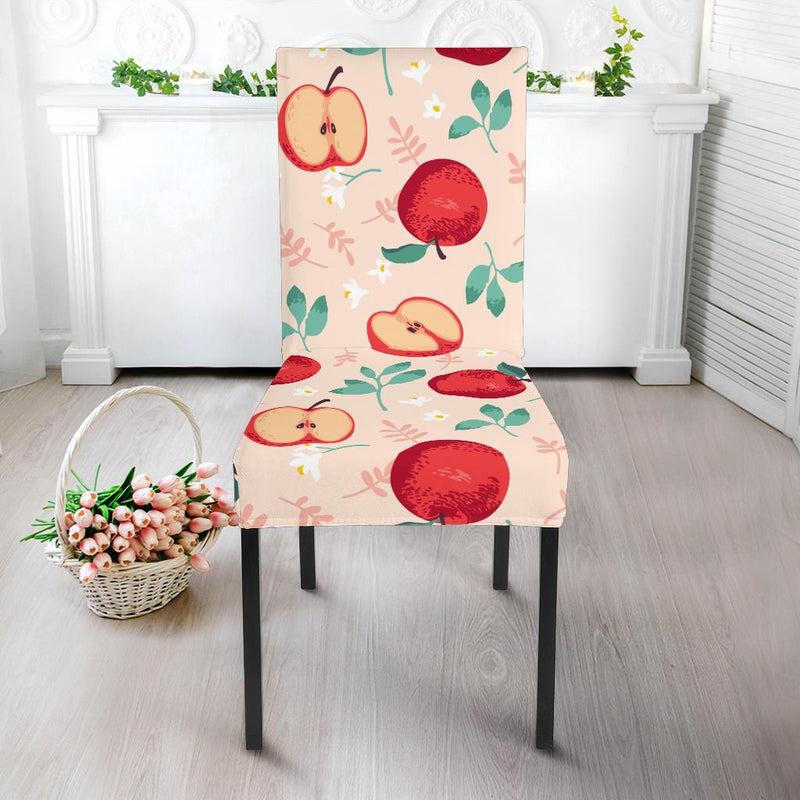 Apple Pattern Print Design AP06 Dining Chair Slipcover-JORJUNE.COM