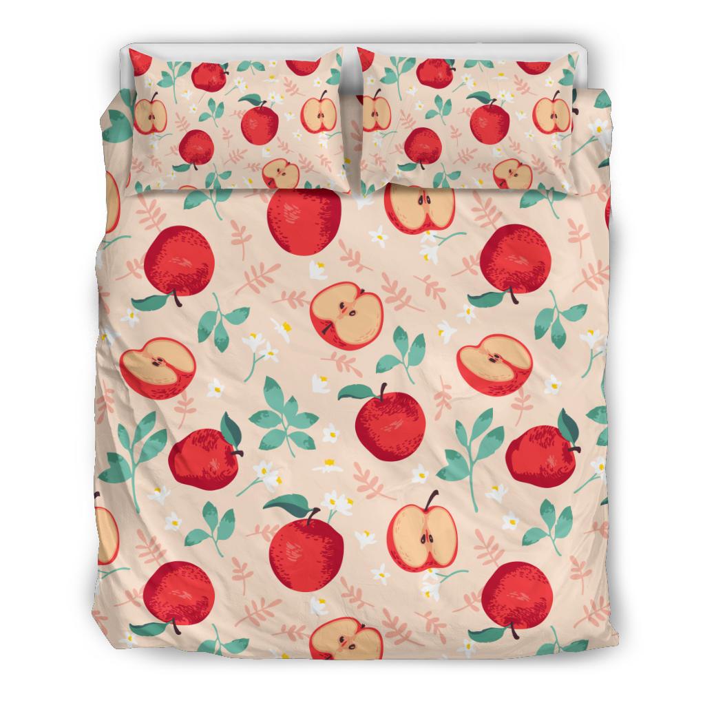 Apple Pattern Print Design AP06 Duvet Cover Bedding Set-JORJUNE.COM