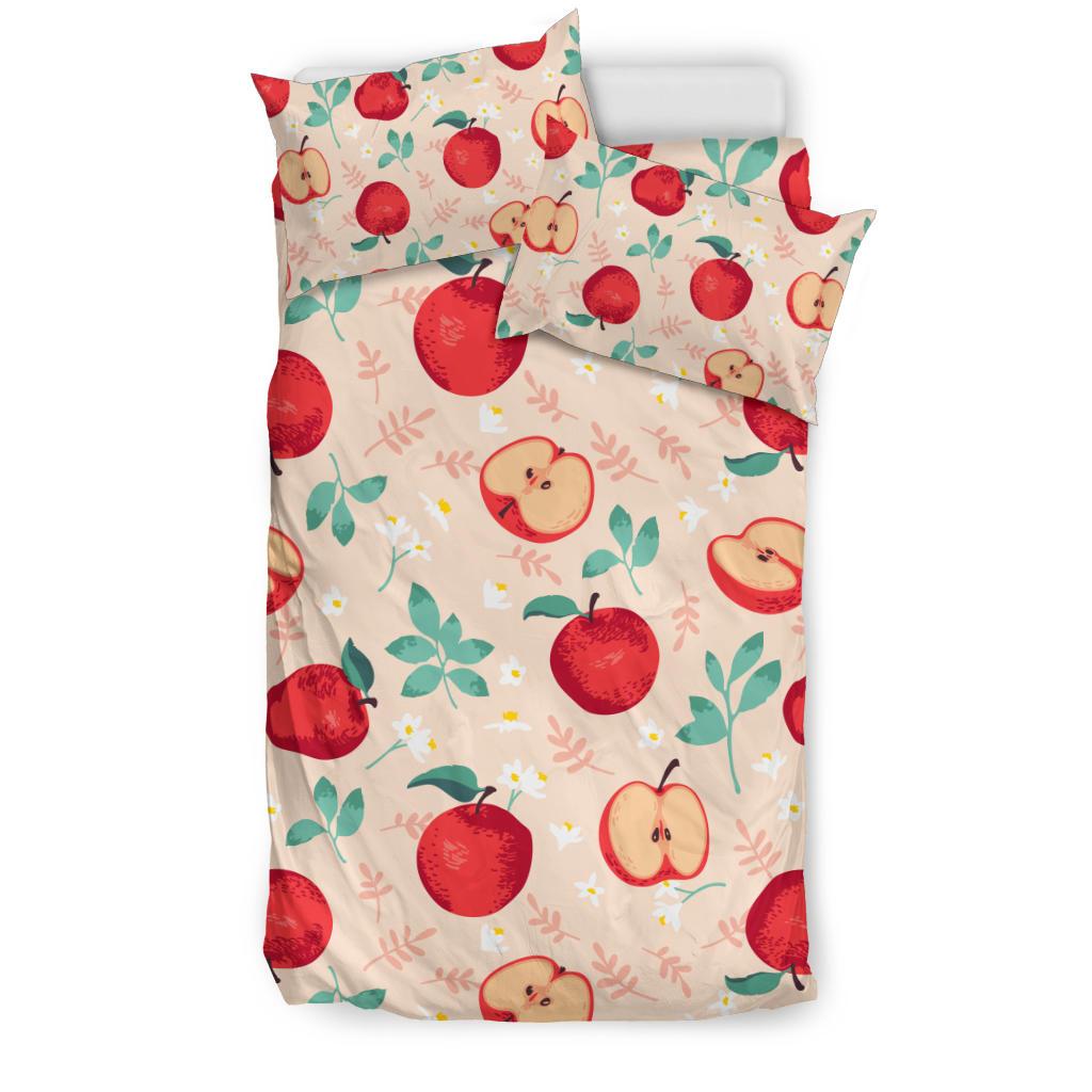 Apple Pattern Print Design AP06 Duvet Cover Bedding Set-JORJUNE.COM