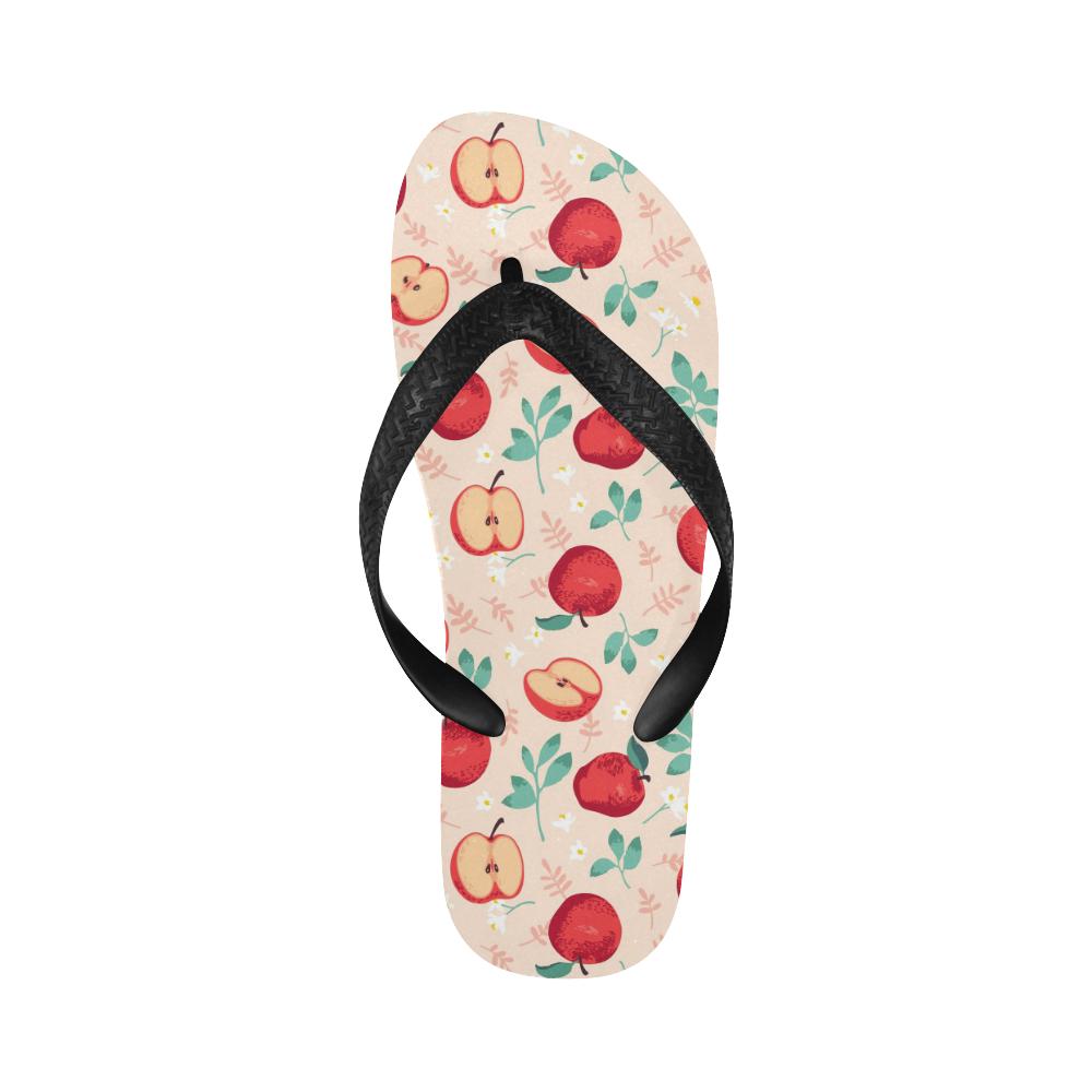 Apple Pattern Print Design AP06 Flip Flops-JorJune