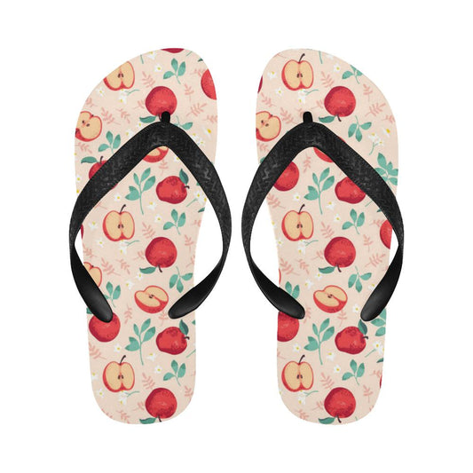 Apple Pattern Print Design AP06 Flip Flops-JorJune