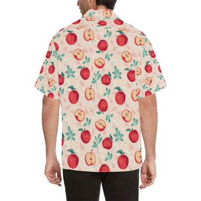Apple Pattern Print Design AP06 Men Hawaiian Shirt-JorJune