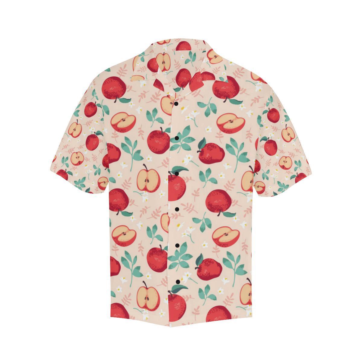 Apple Pattern Print Design AP06 Men Hawaiian Shirt-JorJune