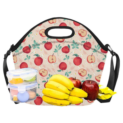 Apple Pattern Print Design AP06 Neoprene Lunch Bag-JorJune
