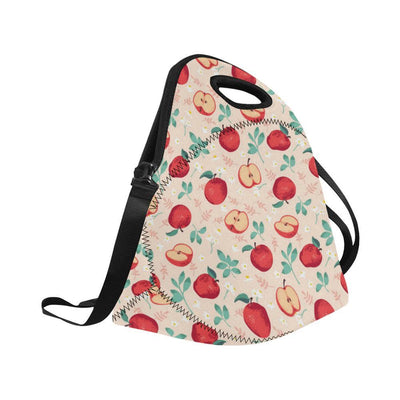 Apple Pattern Print Design AP06 Neoprene Lunch Bag-JorJune