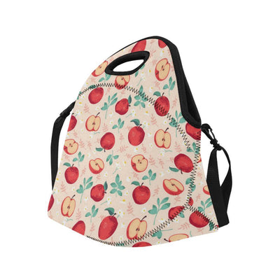 Apple Pattern Print Design AP06 Neoprene Lunch Bag-JorJune