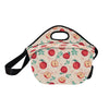 Apple Pattern Print Design AP06 Neoprene Lunch Bag-JorJune