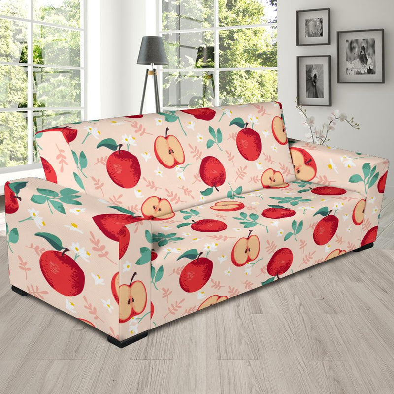 Apple Pattern Print Design AP06 Sofa Slipcover-JORJUNE.COM