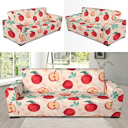Apple Pattern Print Design AP06 Sofa Slipcover-JORJUNE.COM