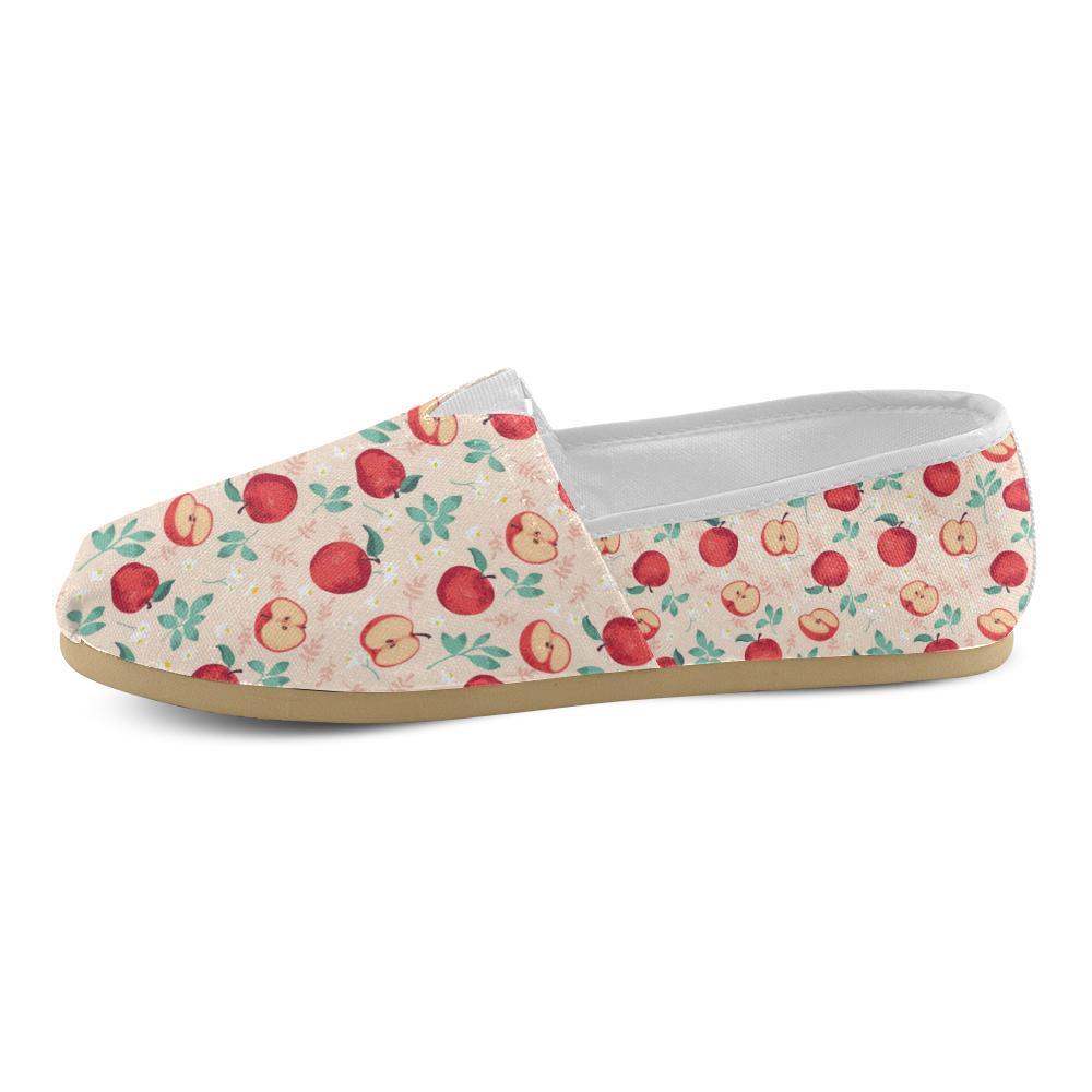 Apple Pattern Print Design AP06 Women Casual Shoes-JorJune.com