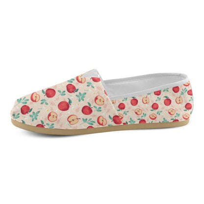 Apple Pattern Print Design AP06 Women Casual Shoes-JorJune.com