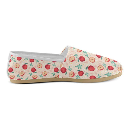 Apple Pattern Print Design AP06 Women Casual Shoes-JorJune.com
