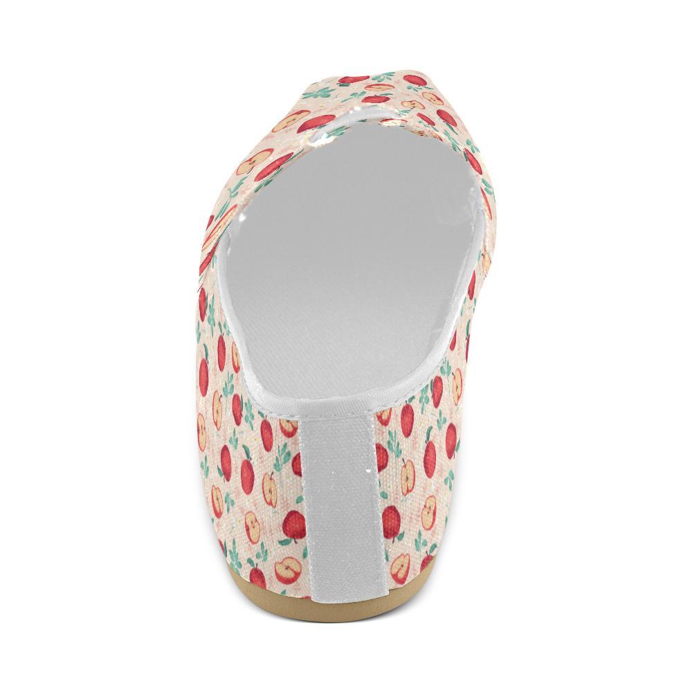 Apple Pattern Print Design AP06 Women Casual Shoes-JorJune.com