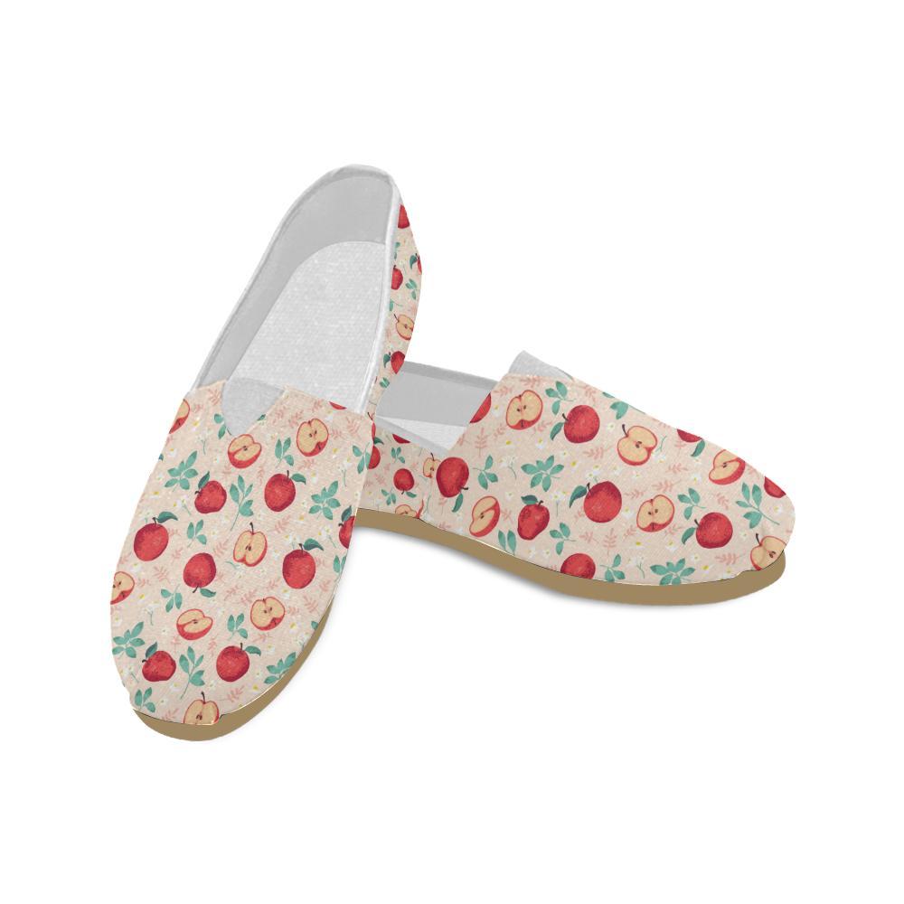 Apple Pattern Print Design AP06 Women Casual Shoes-JorJune.com