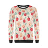 Apple Pattern Print Design AP06 Women Long Sleeve Sweatshirt-JorJune