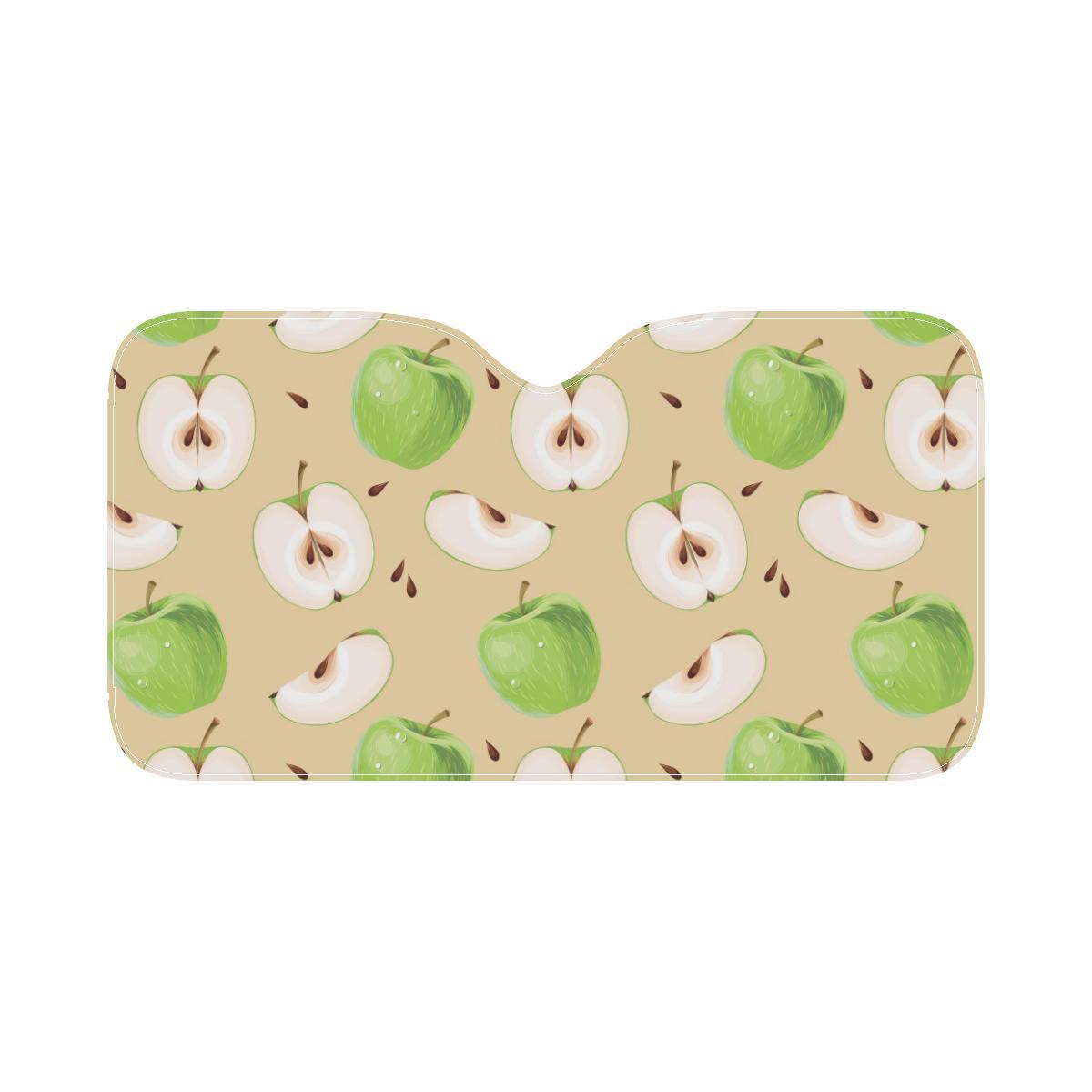 Apple Pattern Print Design AP07 Car Sun Shade-JorJune