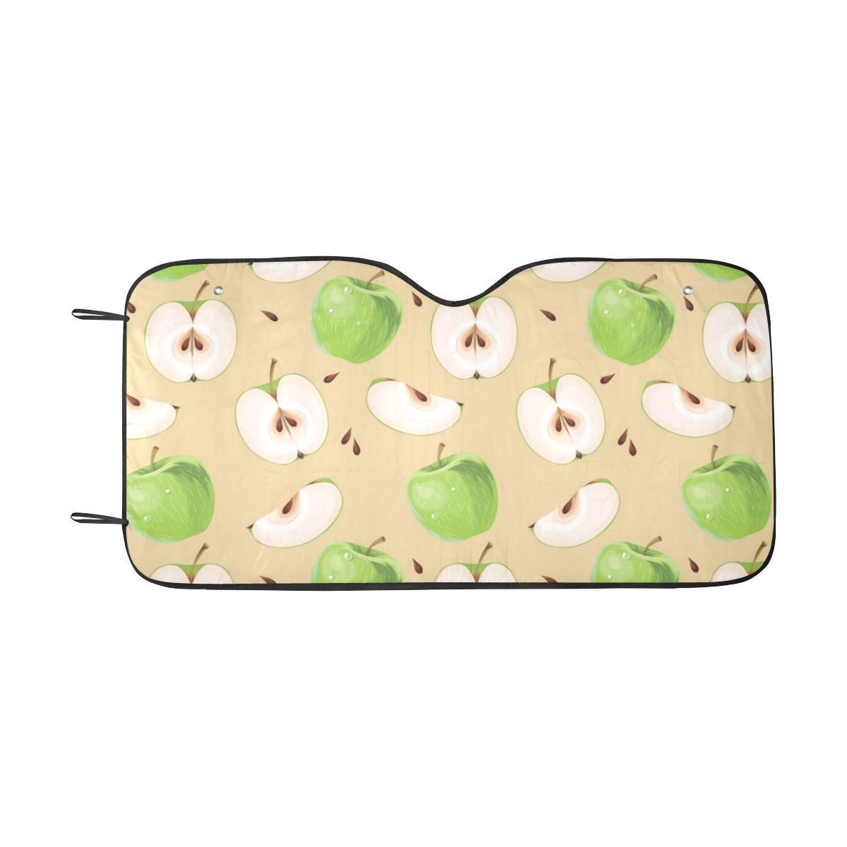 Apple Pattern Print Design AP07 Car Sun Shade-JorJune