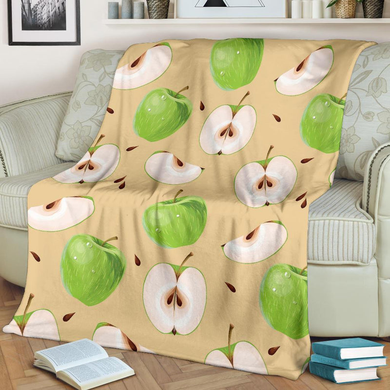 Apple Pattern Print Design AP07 Fleece Blankete