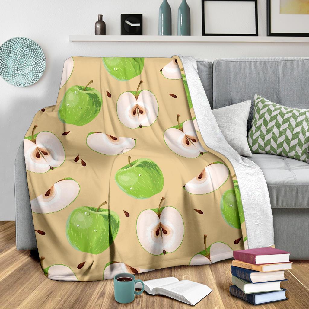 Apple Pattern Print Design AP07 Fleece Blankete