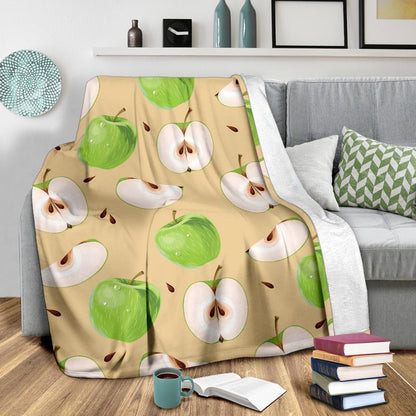 Apple Pattern Print Design AP07 Fleece Blankete