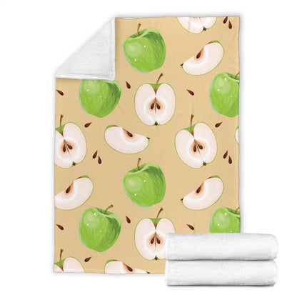 Apple Pattern Print Design AP07 Fleece Blankete