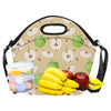 Apple Pattern Print Design AP07 Neoprene Lunch Bag-JorJune