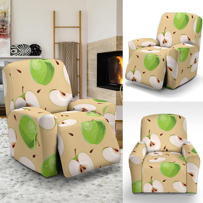 Apple Pattern Print Design AP07 Recliner Slipcover-JORJUNE.COM