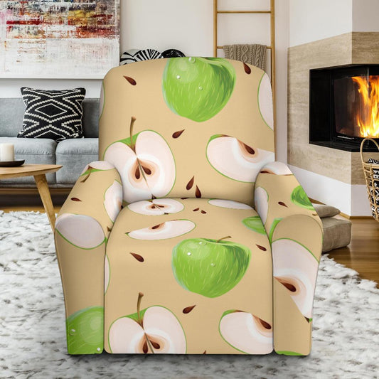 Apple Pattern Print Design AP07 Recliner Slipcover-JORJUNE.COM