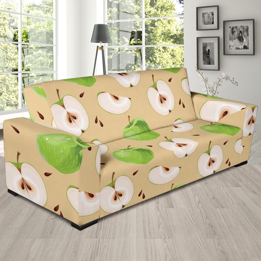 Apple Pattern Print Design AP07 Sofa Slipcover-JORJUNE.COM