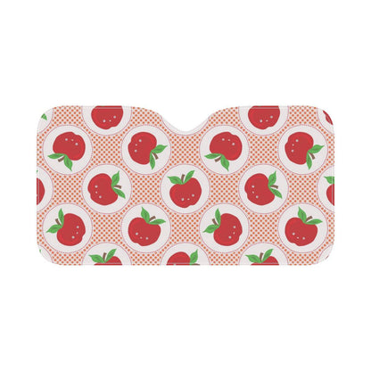 Apple Pattern Print Design AP08 Car Sun Shade-JorJune