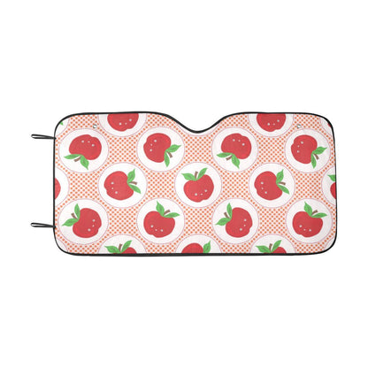 Apple Pattern Print Design AP08 Car Sun Shade-JorJune