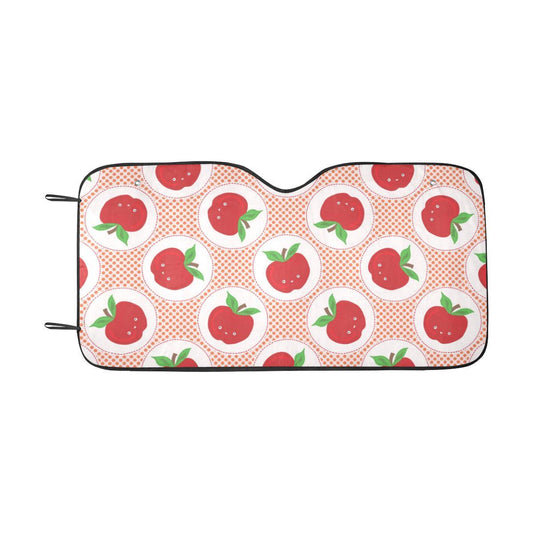 Apple Pattern Print Design AP08 Car Sun Shade-JorJune