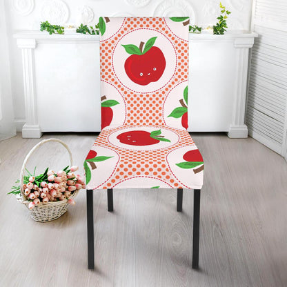 Apple Pattern Print Design AP08 Dining Chair Slipcover-JORJUNE.COM