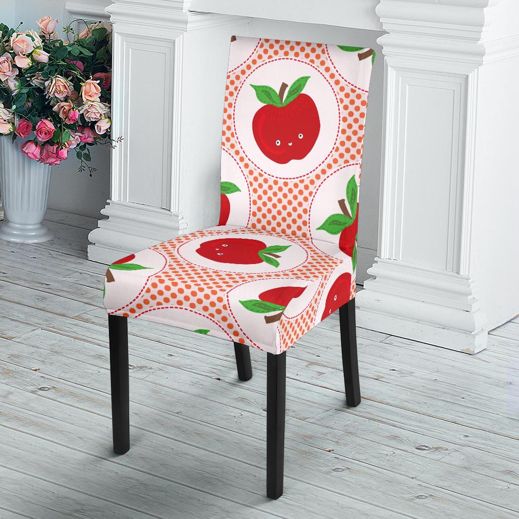 Apple Pattern Print Design AP08 Dining Chair Slipcover-JORJUNE.COM