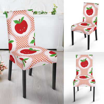 Apple Pattern Print Design AP08 Dining Chair Slipcover-JORJUNE.COM