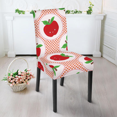 Apple Pattern Print Design AP08 Dining Chair Slipcover-JORJUNE.COM