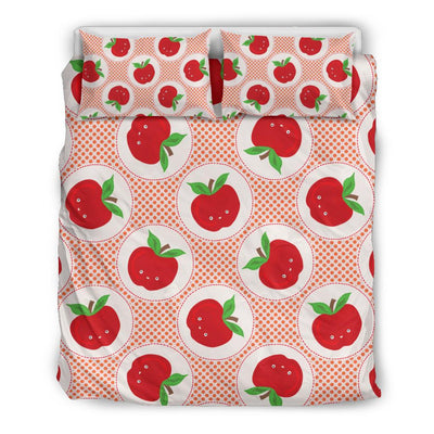 Apple Pattern Print Design AP08 Duvet Cover Bedding Set-JORJUNE.COM