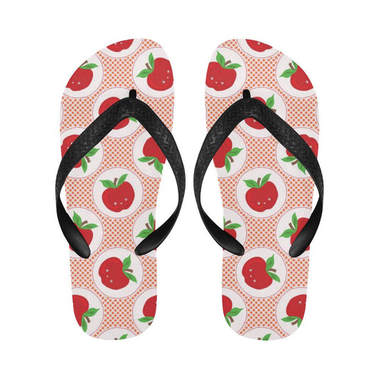 Apple Pattern Print Design AP08 Flip Flops-JorJune