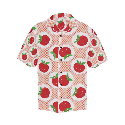Apple Pattern Print Design AP08 Men Hawaiian Shirt-JorJune