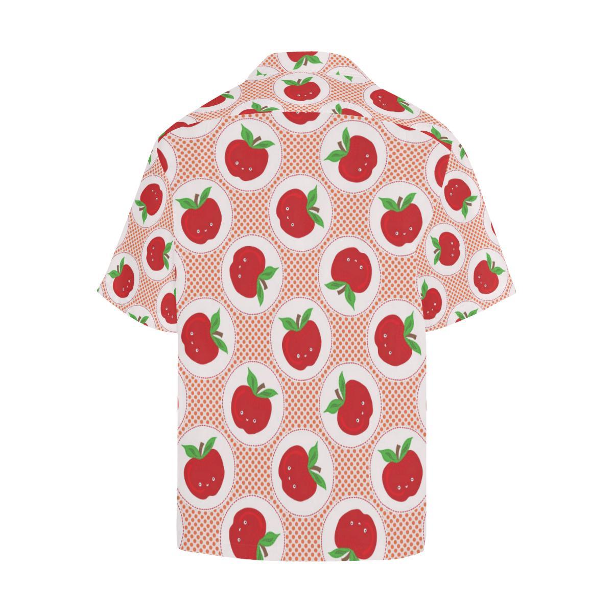 Apple Pattern Print Design AP08 Men Hawaiian Shirt-JorJune