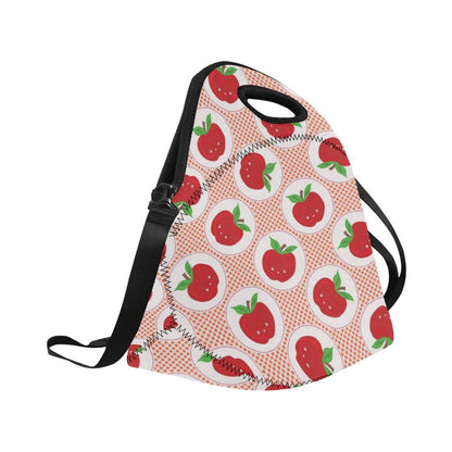 Apple Pattern Print Design AP08 Neoprene Lunch Bag-JorJune
